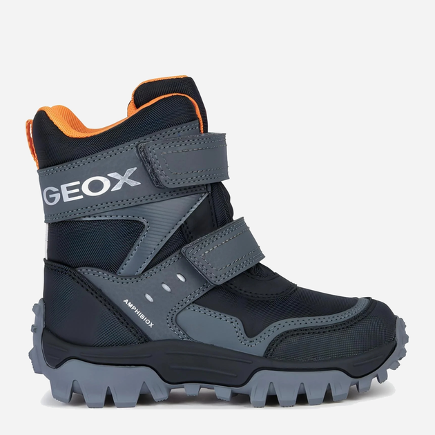 Підліткові зимові чоботи для хлопчика Geox GEOJ36FRC0FUCEC0038 35 Чорні (8056206357440) - зображення 1