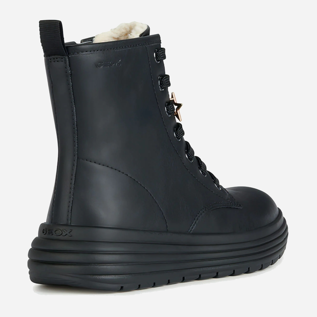 Дитячі зимові черевики для дівчинки Geox GEOJ36ETC000BCC9999 34 Чорні (8056206355729) - зображення 2