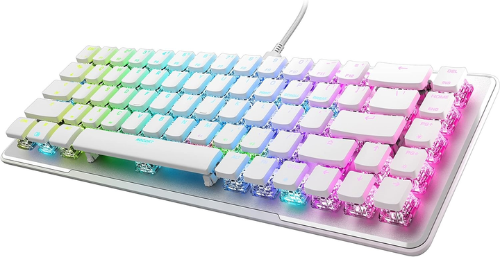 Klawiatura przewodowa Roccat Vulcan II Mini Aimo Titan II Optical Red USB White (2144860000) - obraz 4