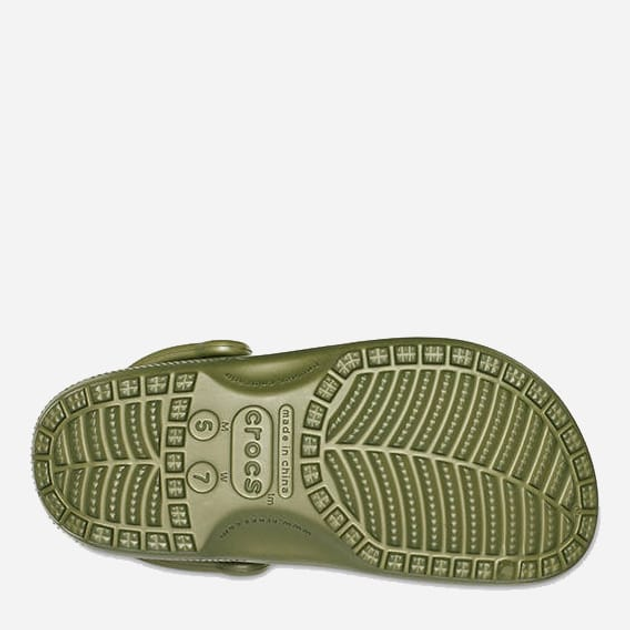 Chodaki męskie Crocs Classic Clog 10001-309 48-49 (M13) 31 cm Khaki (841158050833) - obraz 4