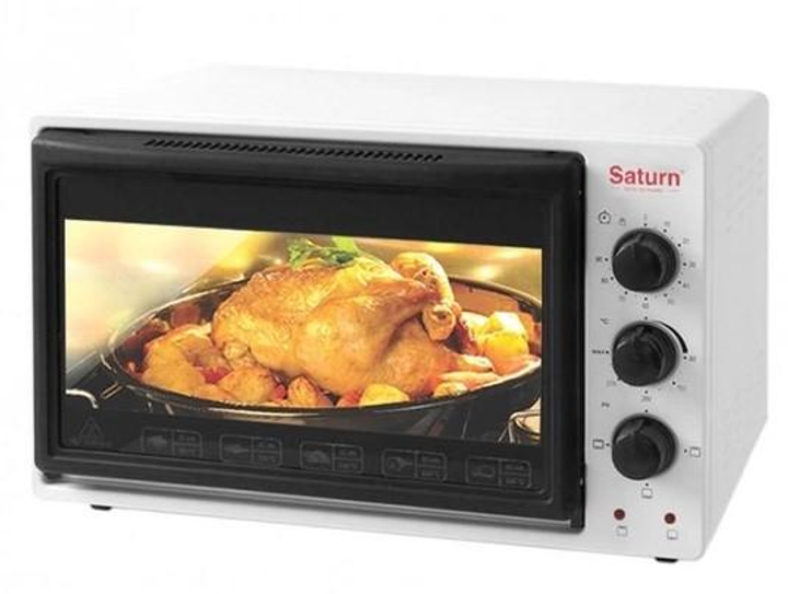 Электрическая печь 34 л с грилем Saturn ST-EC3403 W 1500 Вт 3 режима ...