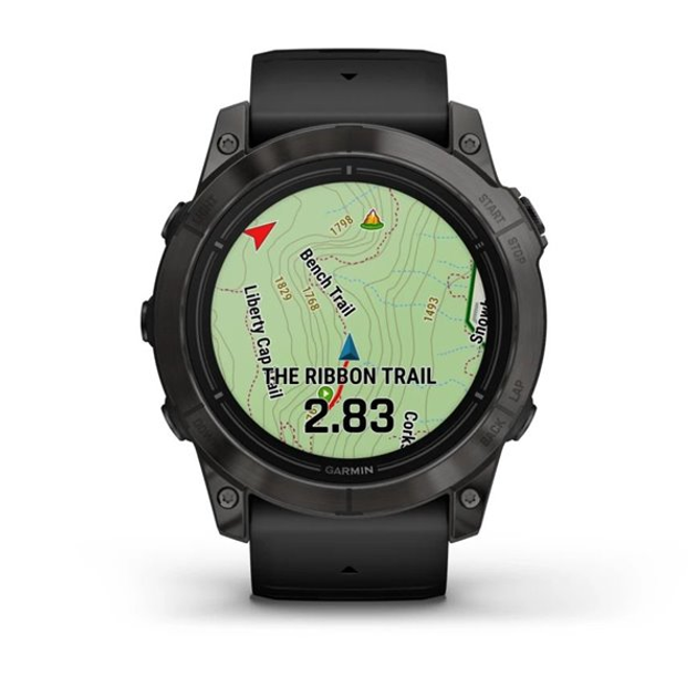 Smartwatch Garmin epix Pro (Gen 2) Standard Edition 51 mm Slate Grey with Black Band (753759318277) - obraz 7