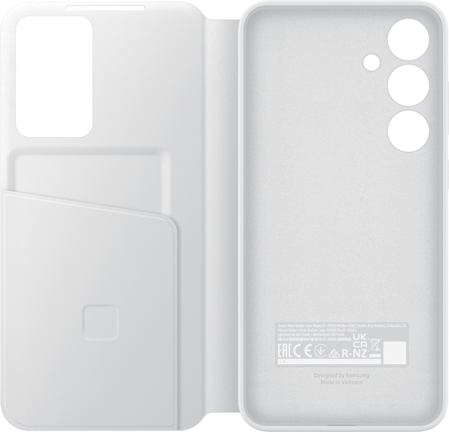 Etui z klapką Samsung Smart View Wallet Case do Samsung Galaxy S24+ White (8806095354620) - obraz 4