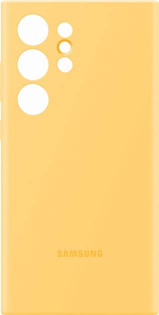 Панель Samsung Silicone Case для Samsung Galaxy S24 Ultra Yellow (8806095426754) - зображення 1