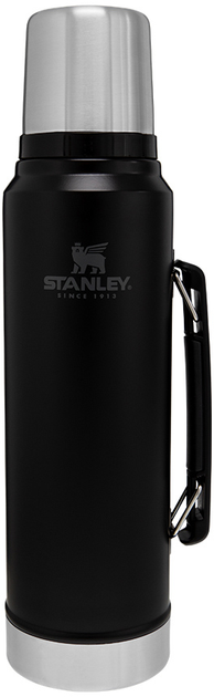 Термос Stanley Legendary Classic 1 л Matte Black (10-08266-002) - зображення 1