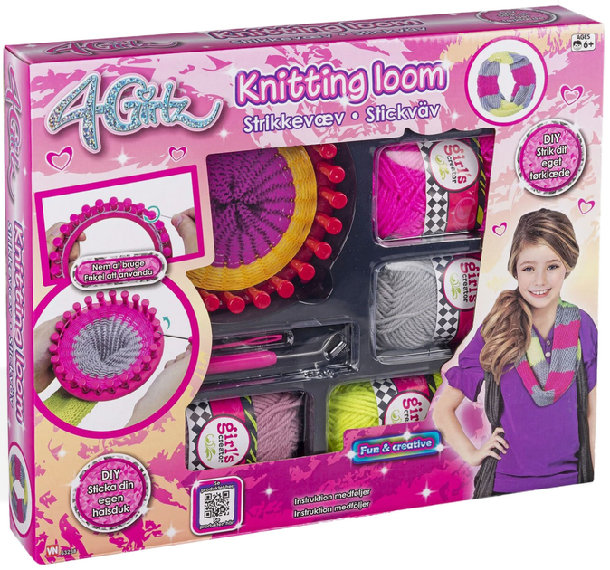 Набір для в'язання 4-Girlz Knitting Loom (5701719632388) - зображення 1