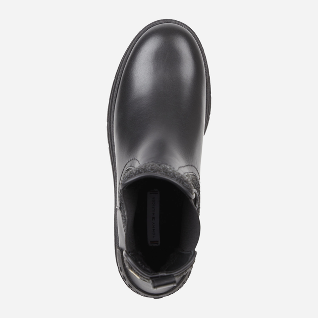 Жіночі челсі високі Tommy Hilfiger THIFW0FW07655BDS 39 Чорні (8720645468288) - зображення 5