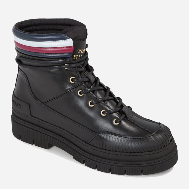 Жіночі черевики високі Tommy Hilfiger THIFW0FW07501BDS 37 Чорні (8720644837528) - зображення 2