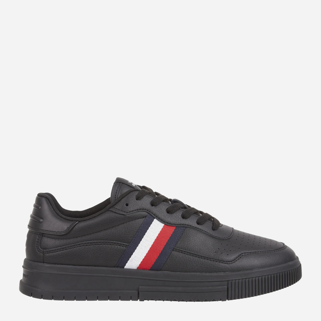 Tenisówki męskie do kostki Tommy Hilfiger THIFM0FM048240GQ 45 Czarne (8720645205364) - obraz 1