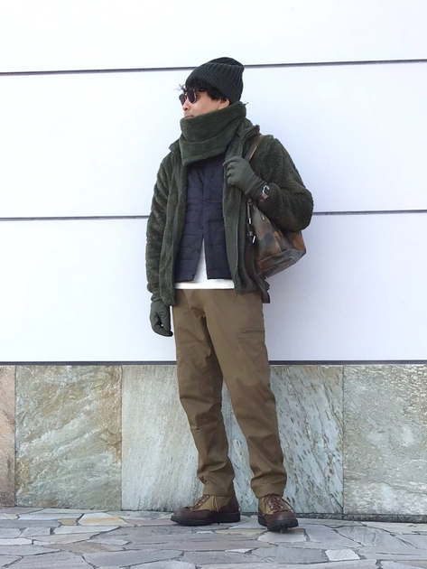 Куртка демисезонная Шерпа мужская Uniqlo 951074267 3XL Зеленая (1159799902) - изображение 13