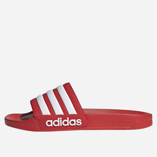 Klapki męskie Adidas Adilette Shower GZ5923 43 Czerwone z białym (4065419344929) - obraz 3