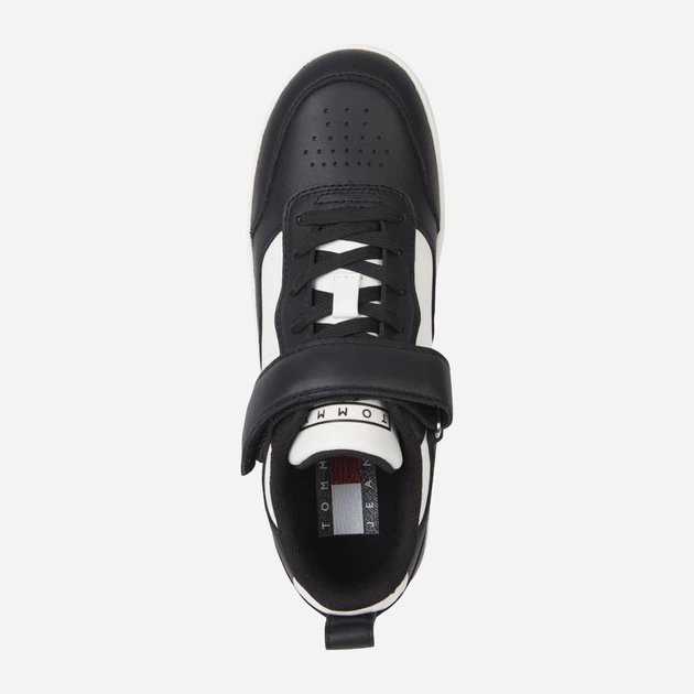 Sneakersy damskie skórzane Tommy Jeans THIEN0EN02210YBL 39 Czarne (8720644256152) - obraz 3