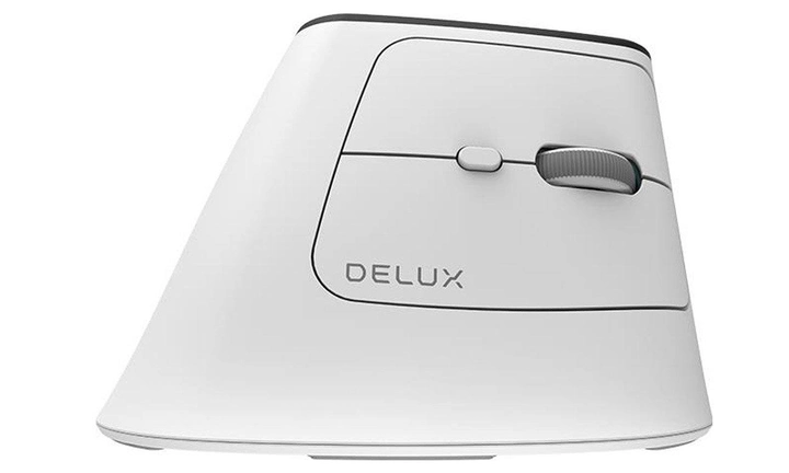 Mysz Delux MV6 DB White - obraz 1