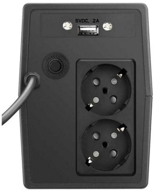 UPS Online USV-Systeme Yunto Smile 400 VA (240 W) Black (4026908004311) - obraz 3