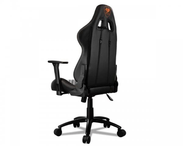 Крісло геймерське, дихаюча екошкіра, сталевий каркас, чорний Cougar Armor pro Black - зображення 5