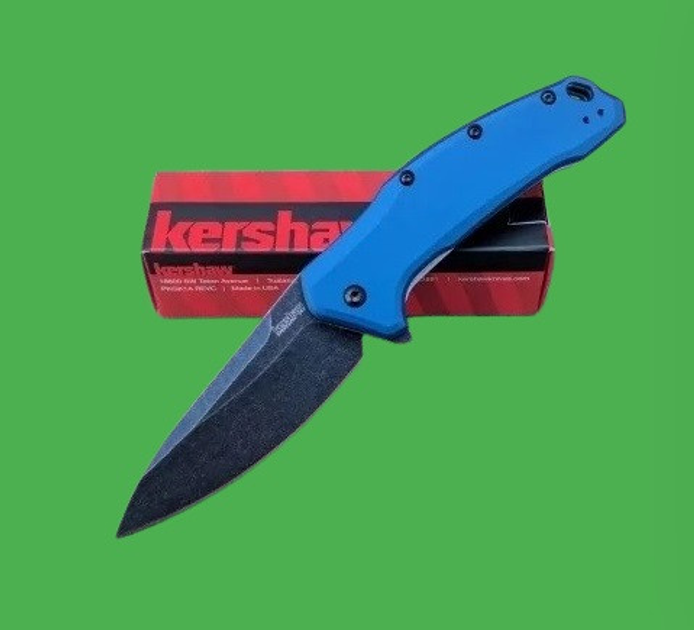 Ніж розкладний Kershaw 1776 NBBW (для туризму, риболовлі, полювання тощо) - зображення 2