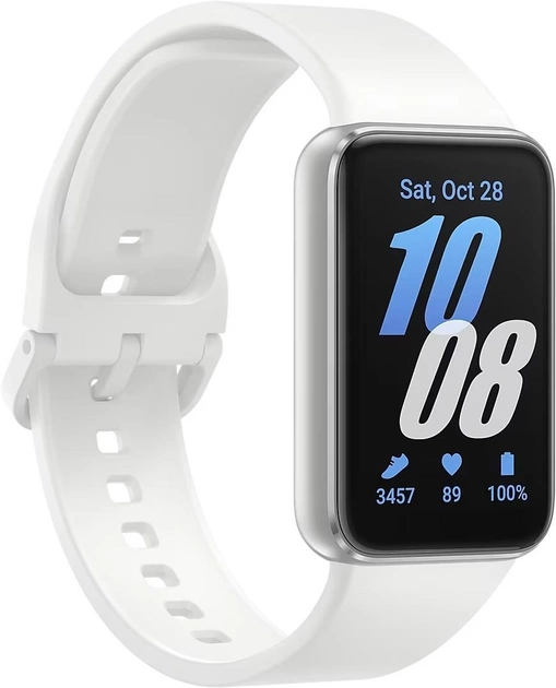 Smartwatch Samsung Galaxy Fit3 Srebrny (8806095362168) - obraz 2