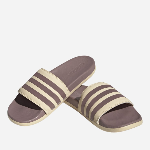 Klapki męskie Adidas Adilette Comfort H03621 44.5 Brązowe (4066746207062) - obraz 2