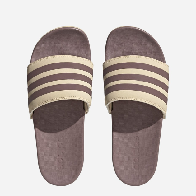 Klapki męskie Adidas Adilette Comfort H03621 44.5 Brązowe (4066746207062) - obraz 3