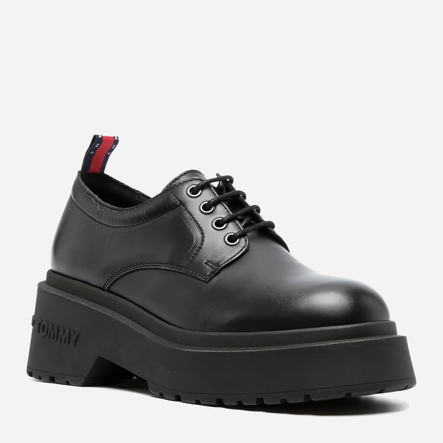 Buty derby damskie skórzane Tommy Jeans THIEN0EN02219BDS 36 Czarne (8720644321683) - obraz 2