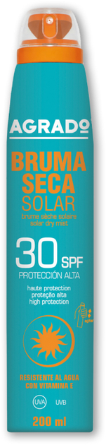 Сонцезахисний спрей Agrado Bruma Seca Solar Spf30 200 мл (8433295060770) - зображення 1