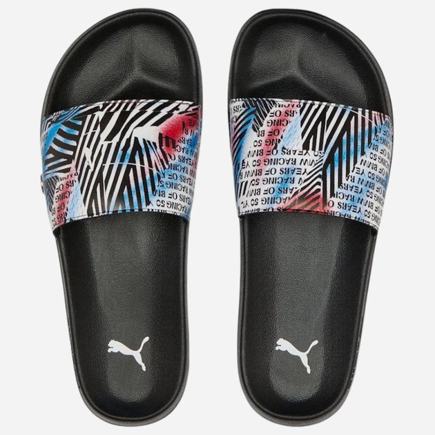 Чоловічі шльопанці Puma BMW Mms Legemdary Leadcat 2.0 White 307412-01 40.5 Чорні (4065449487320) - зображення 3