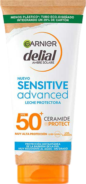 Mleczko przeciwsłoneczne Garnier Sensitive Advanced Leche Protectora SPF50 175 ml (3600542520324) - obraz 1