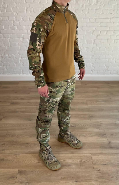 Военная форма убакс со штанами tactical рип-стоп CoolMax Мультикам Койот (557) , 3XL - изображение 2
