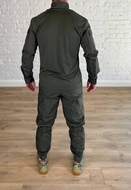 Військова форма убакс зі штанами рип-стоп CoolMax tactical Олива (562) , 3XL - зображення 2