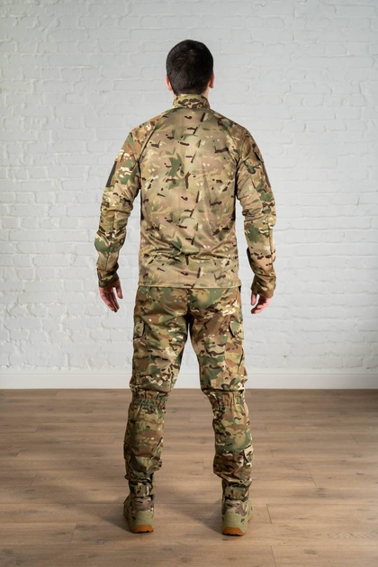 Армейская форма брюки с наколенниками и убакс рип-стоп CoolMax tactical Мультикам (565) , 2XL - изображение 2