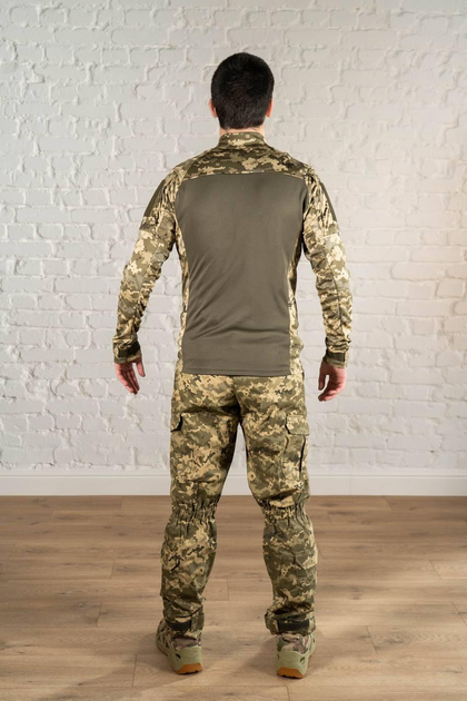 Форма тактическая штаны с убаксом tactical CoolMax рип-стоп Пиксель Олива (603) , 2XL - изображение 2