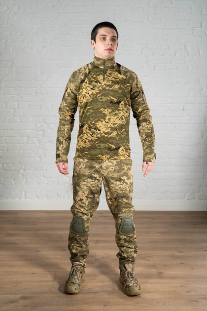 Форма армійська штани з наколінниками та убакс CoolMax ріп-стоп tactical Піксель (568) , S - зображення 1