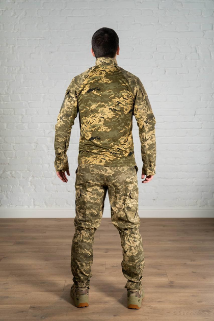 Форма армейская штаны с наколенниками и убакс CoolMax рип-стоп tactical Пиксель (568) , S - изображение 2