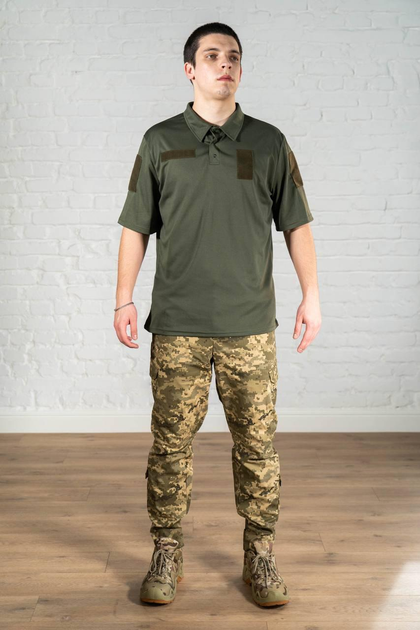 Форма військова поло та штани CoolMax ріп-стоп tactical Піксель Олива (584) , XL - зображення 1