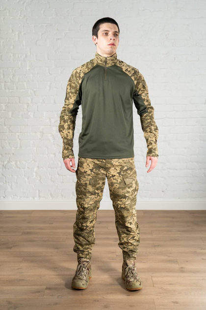 Форма тактическая штаны с убаксом tactical coolmax рип-стоп Пиксель Олива (574) , XL - изображение 1