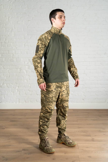 Форма тактична штани з убаксом tactical coolmax ріп-стоп Піксель Оліва (574) , L - зображення 2