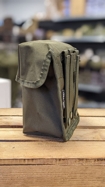 Підсумок мультифункціональний мед. Олива Mil-Tec KOPPELTASCHE MULTIPURPOSE MED. OLIV (13490101) - изображение 4