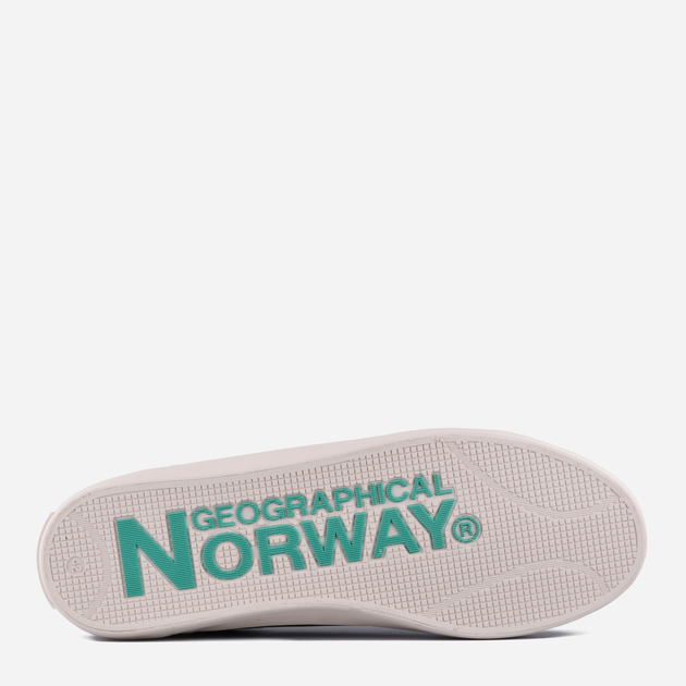 Sneakersy męskie do kostki Geographical Norway GNM21102-11 42 Khaki (8445377016933) - obraz 5