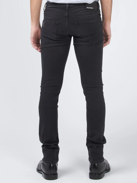 Jeansy Slim Fit męskie Karl Lagerfeld KLMP000101130W2-002 34 Czarne (9000004612972) - obraz 2