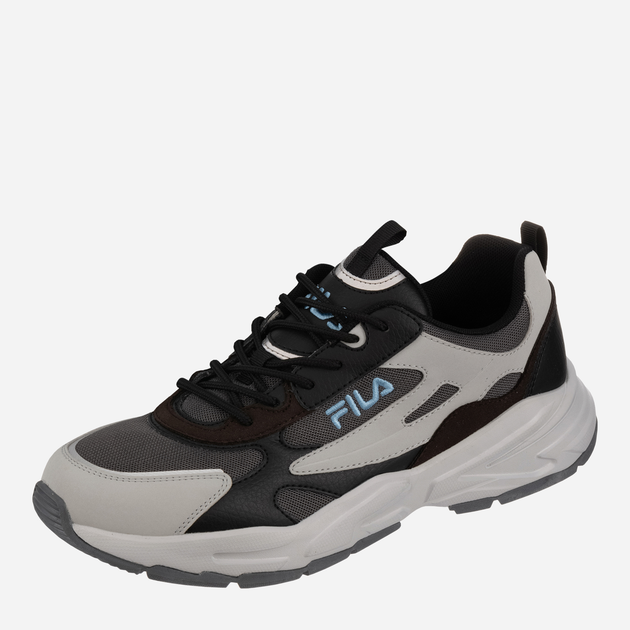 Чоловічі кросівки Fila FFM0145-83140 43 (10US) 28 см Чорні/Сірі (8719477694965) - зображення 4