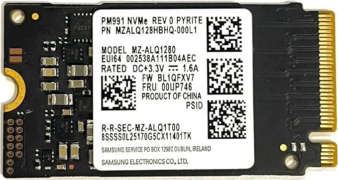 SSD диск Samsung PM991a 128GB M.2 2242 PCIe 3.0 x2 NVMe 3D NAND