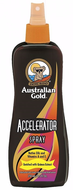 Spray do opalania Australian Gold Accelerator 250 ml (0054402250266) - obraz 1