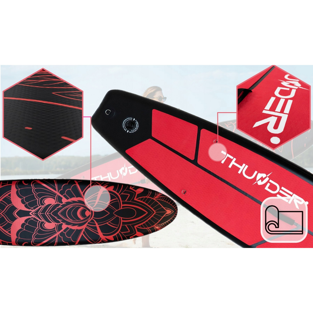 Надувна дошка SUP THUNDER Moth 320 см з веслом - зображення 10