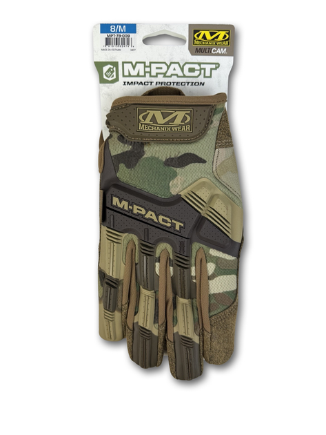 Перчатки MECHANIX M-PACT Мультикам Размер M - изображение 2