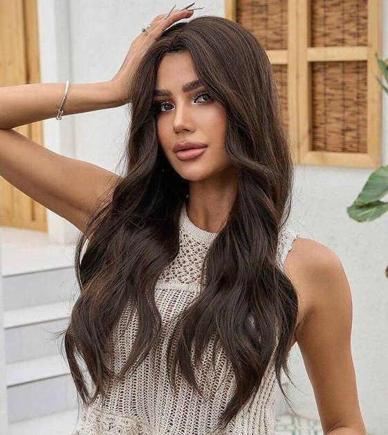 Женский парик GEMMA LC179-4 длинные волнистые синтетические волосы ...