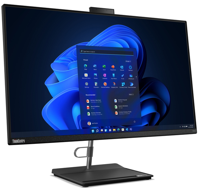 Моноблок Lenovo ThinkCentre Neo 30a 24 AIO (12CE0081PB) Black - зображення 2