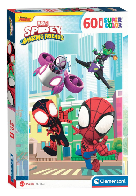 Puzzle Clementoni Marvel Spidey and His Amazing Friends 60 elementów (8005125264766) - obraz 1