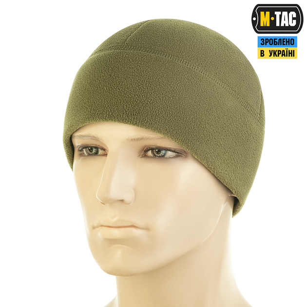 M-Tac шапка Watch Cap Elite фліс (320г/м2) with Slimtex Tan M - зображення 1