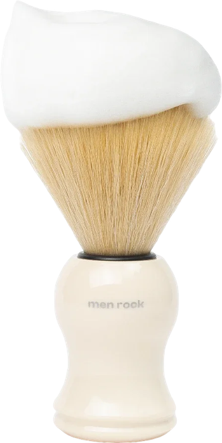 Помазок для гоління Men Rock The Brush White (0633090057465) - зображення 2