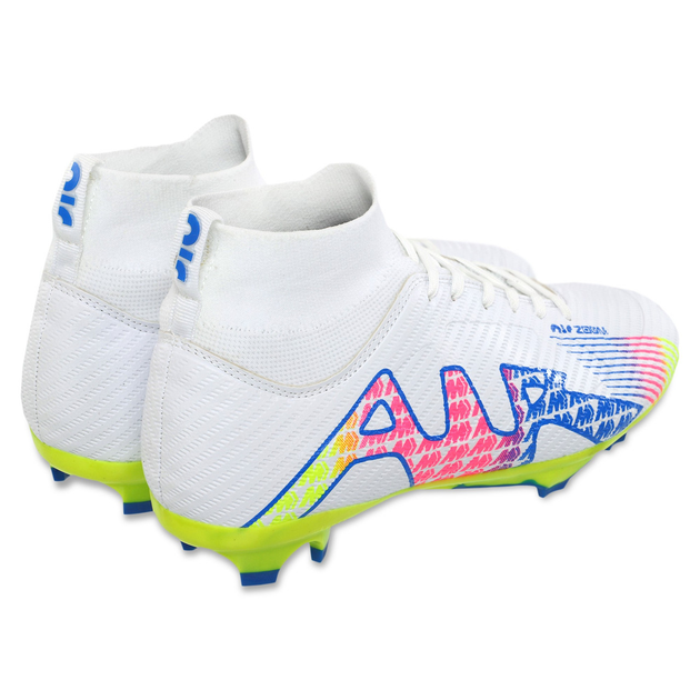 Бутсы футбольные с носком Zelart Zoom 220918B-1 размер 43 White-Pink ...